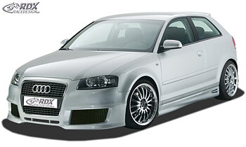 FRONT BUMPER AUDI A3-8P "SINGLEFRAME" DESIGN 2 (2/3-DOORS) (2003-2005) WITHOUT HEADLAMP WASH SYSTEM