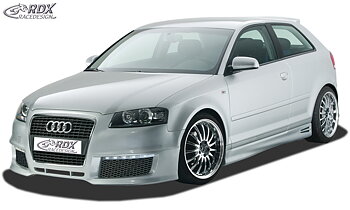 FRONT BUMPER AUDI A3-8P "SINGLEFRAME" DESIGN 2 (2/3-DOORS) (2003-2005) WITHOUT HEADLAMP WASH SYSTEM