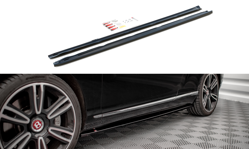 Side Skirts Diffusers Bentley Continental GT V8 S MK2 (2014-2016)