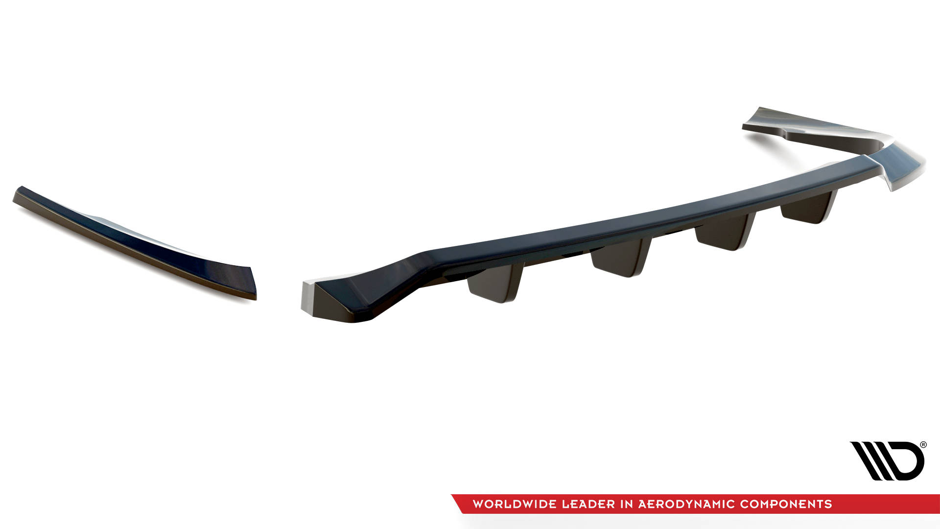 Central Rear Splitter (Vertical Bars) Volvo C70 Mk1 - 7