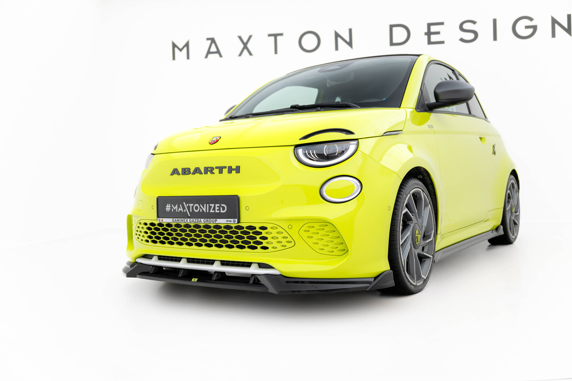 FRONT SPLITTER SUITABLE FOR ABARTH 500E – MAXTON DESIGN - 5