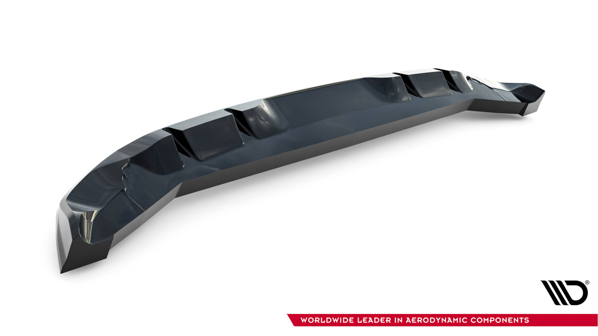 REAR SPLITTER (WITH VERTICAL BARS) SUITABLE FOR ABARTH 500E – MAXTON DESIGN - 2