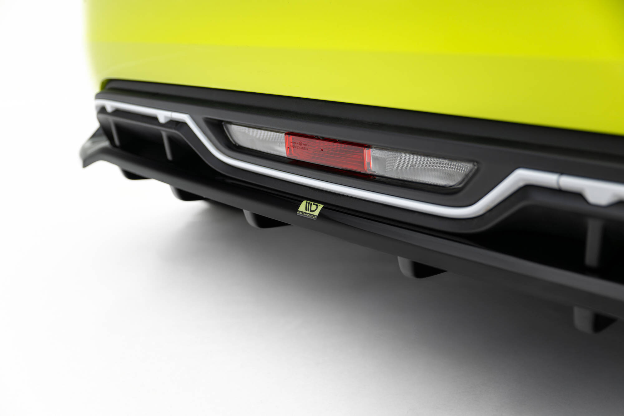 REAR SPLITTER (WITH VERTICAL BARS) SUITABLE FOR ABARTH 500E – MAXTON DESIGN - 3