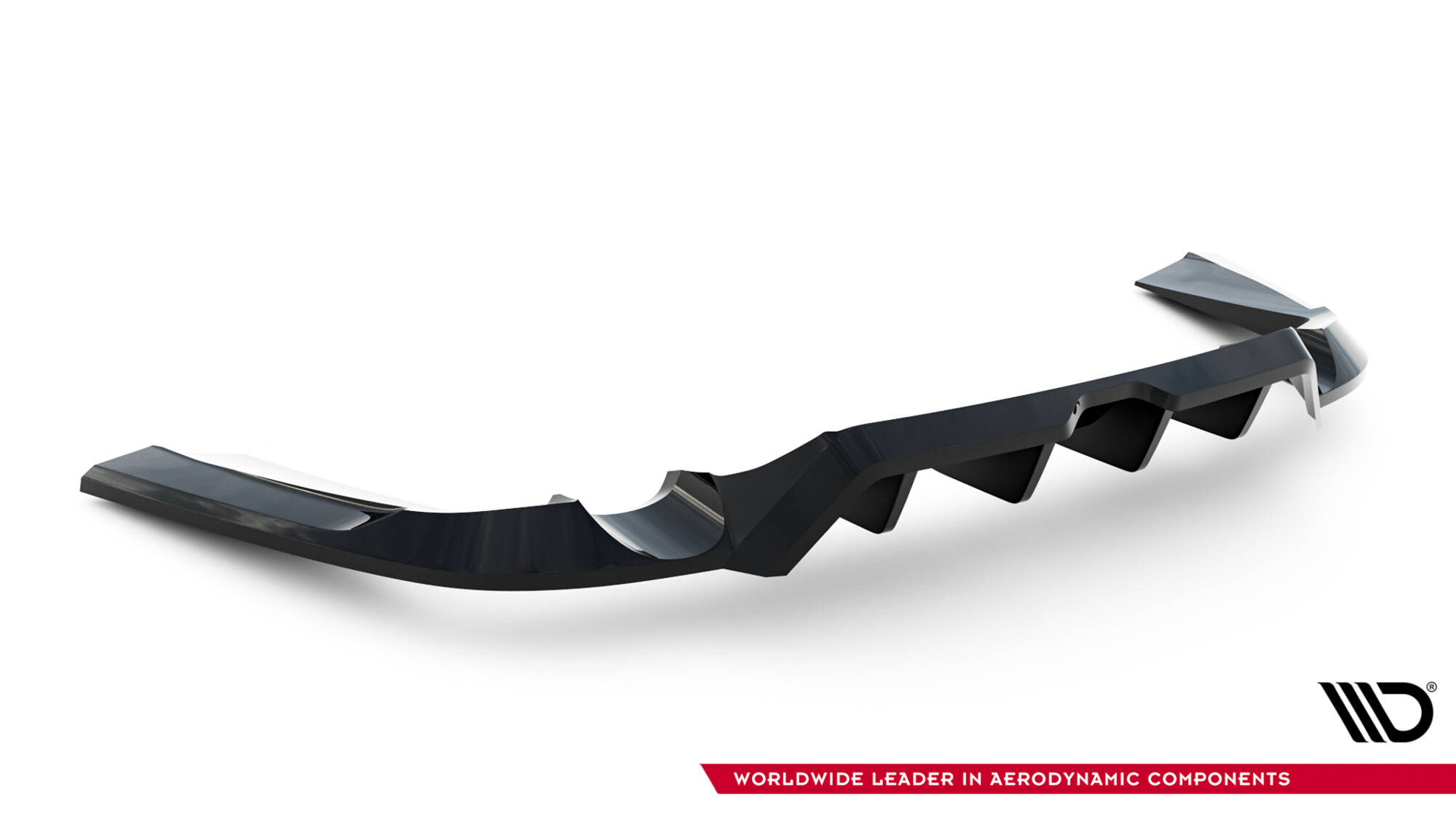REAR SPLITTER (WITH VERTICAL BARS) SUITABLE FOR LAND ROVER RANGE ROVER SPORT MK2 – MAXTON DESIGN - 2