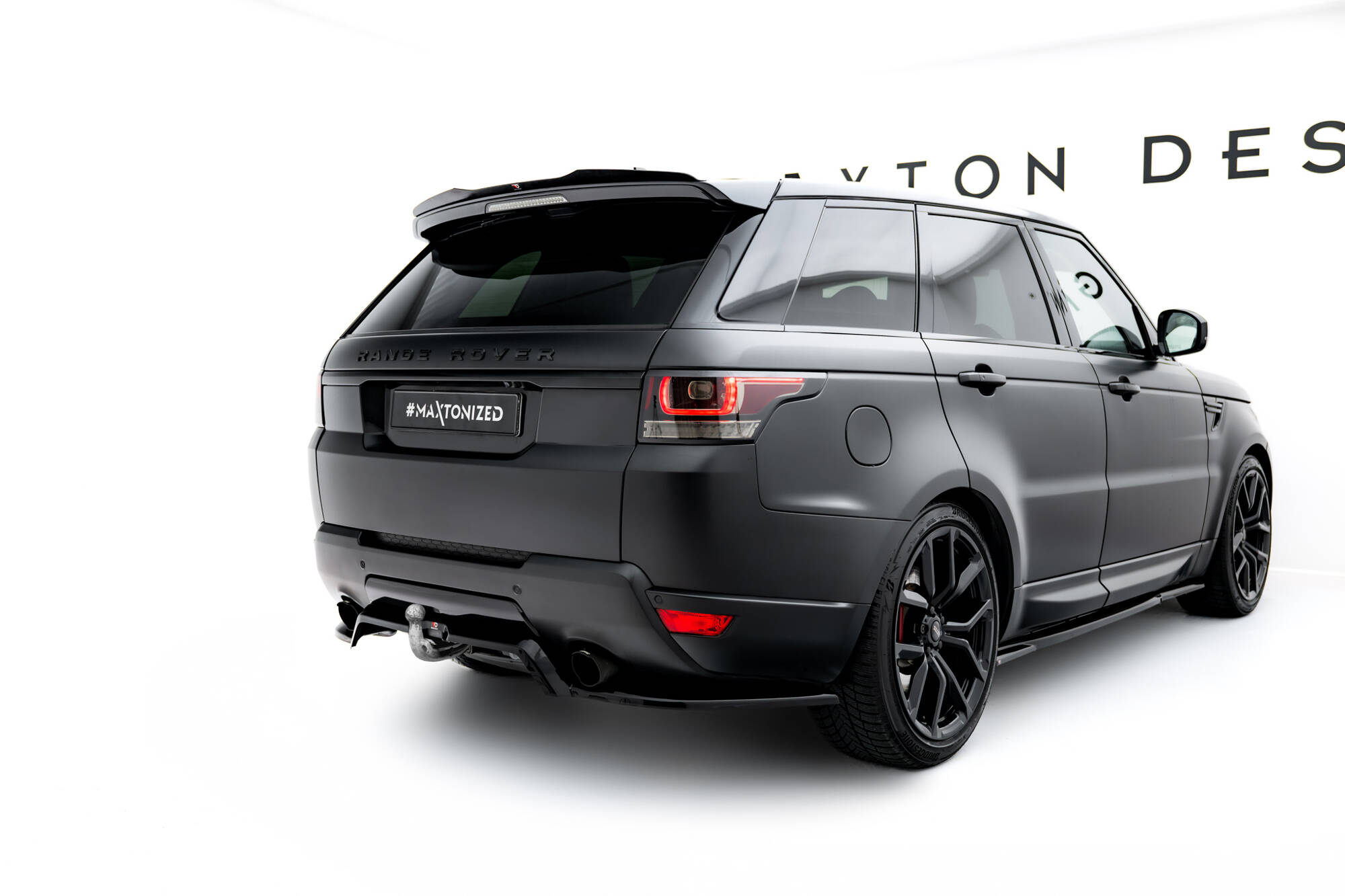 REAR SPLITTER (WITH VERTICAL BARS) SUITABLE FOR LAND ROVER RANGE ROVER SPORT MK2 – MAXTON DESIGN - 5