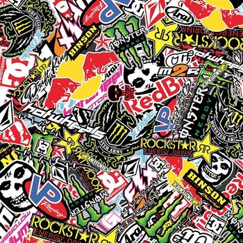 STICKERBOMB FOIL GRAFFITI DESIGN MODEL 2 ROLL 60 X 200CM