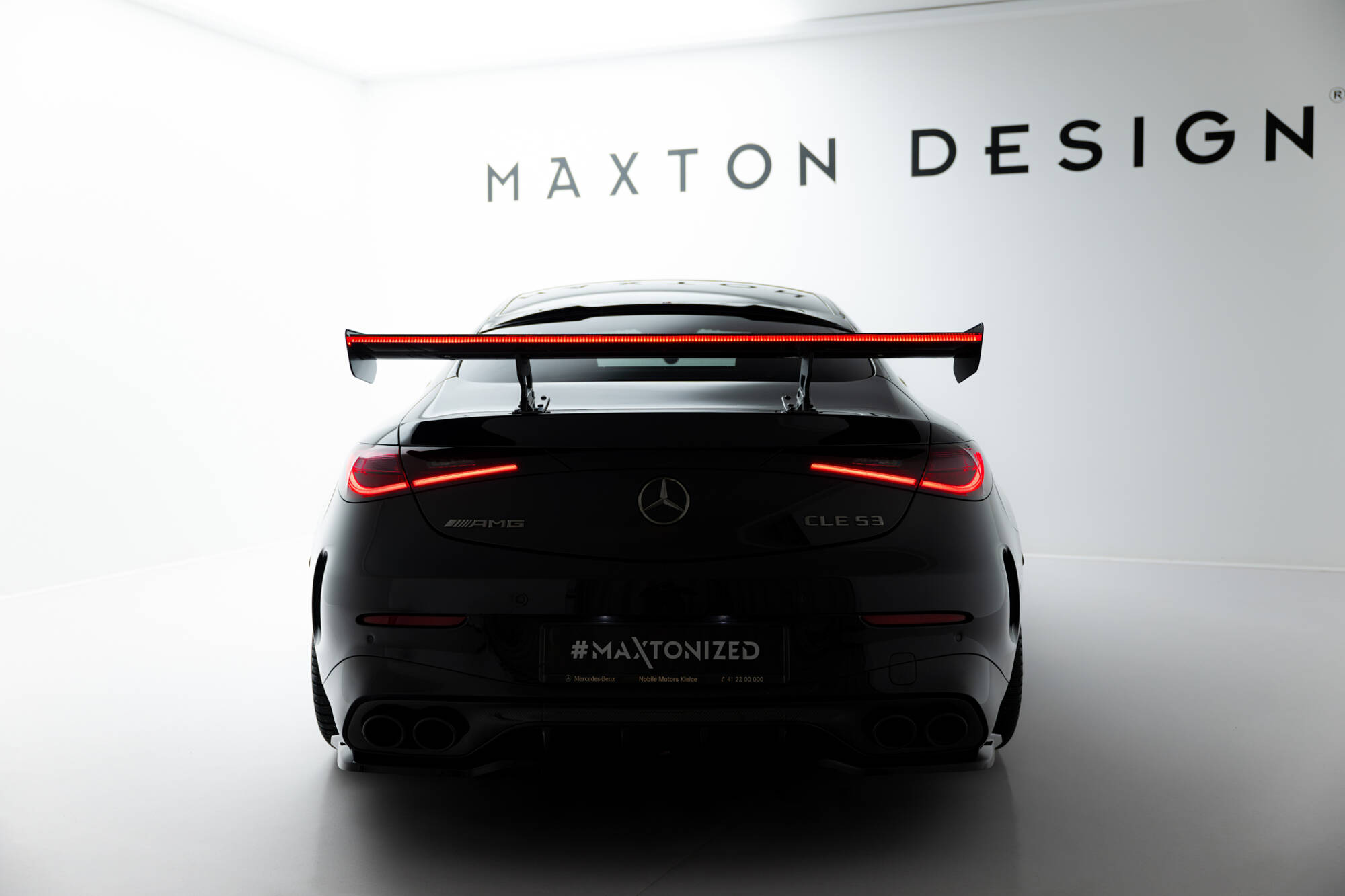 CARBON SPOILER V.1 + LED SUITABLE FOR MERCEDES-AMG CLE 53 C236 – MAXTON DESIGN - 12