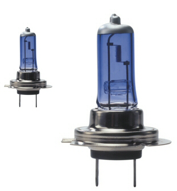 SUPERWHITE BLUE 4000K H7 55W/12V BULB SET (2X)