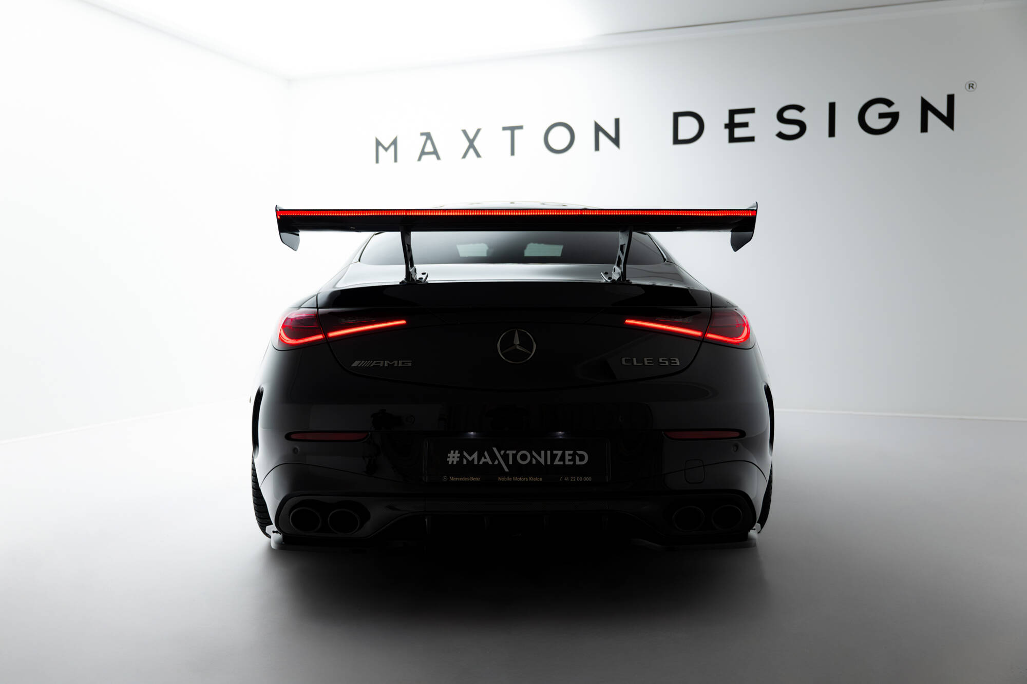 CARBON SPOILER V.2 + LED SUITABLE FOR MERCEDES-AMG CLE 53 C236 – MAXTON DESIGN - 3