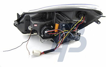 HEADLIGHTS OPEL CORSA D 04.06-11  DAYLIGHT BLACK