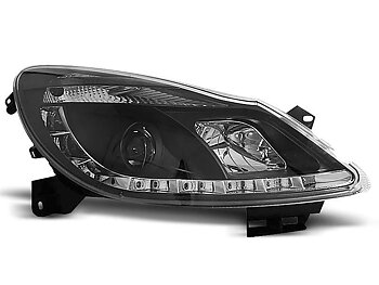 HEADLIGHTS OPEL CORSA D 04.06- DAYLIGHT BLACK