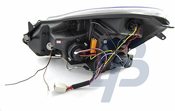 HEADLIGHTS OPEL CORSA D 04.06-11  DAYLIGHT CHROME