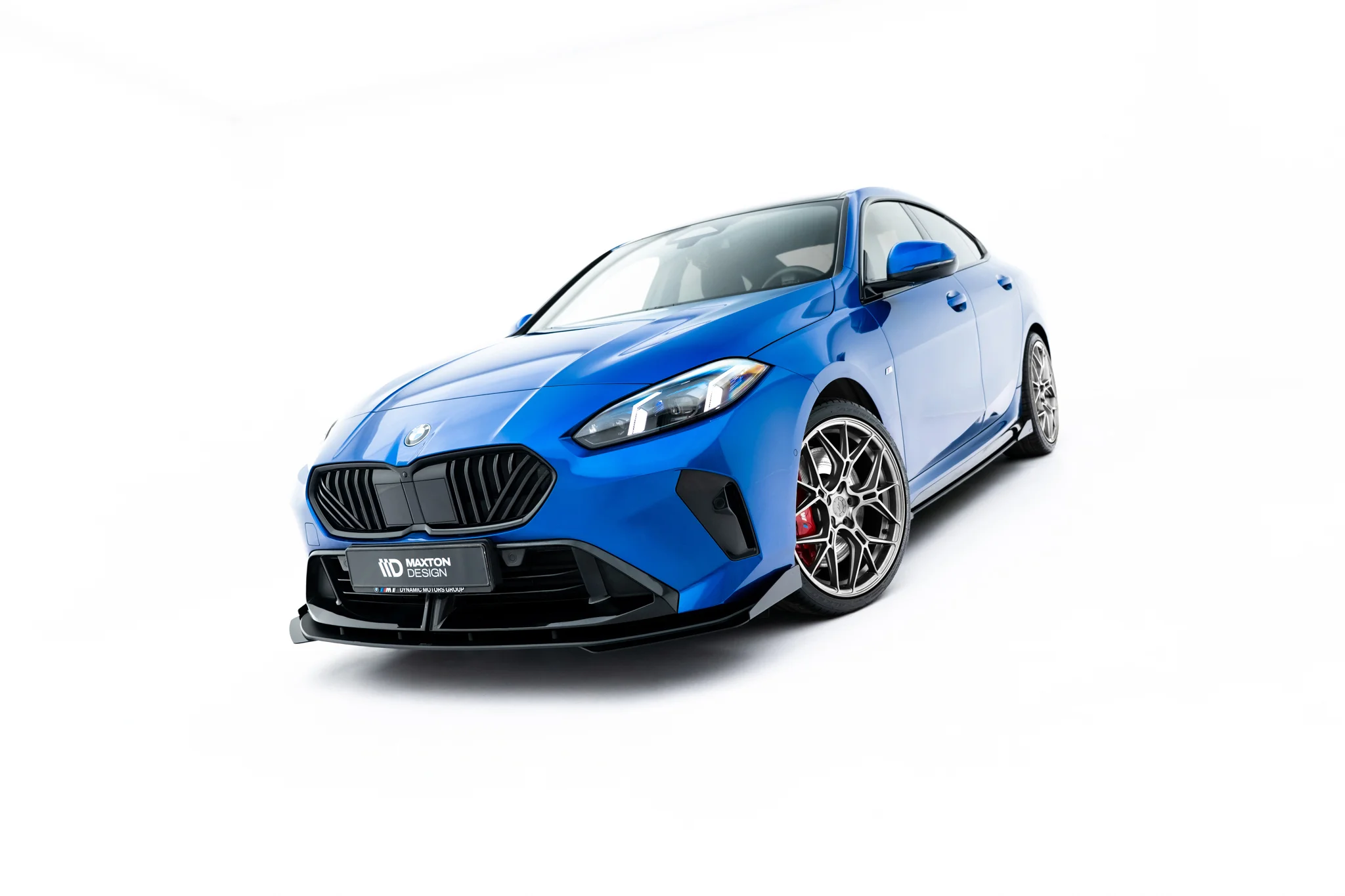 STREET PRO FRONT SPLITTER + FLAPS SUITABLE FOR BMW 2 M-PACK / M235I GRAN COUPE F74 – MAXTON DESIGN - 2