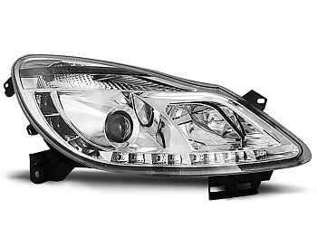 HEADLIGHTS OPEL CORSA D 04.06- DAYLIGHT CHROME