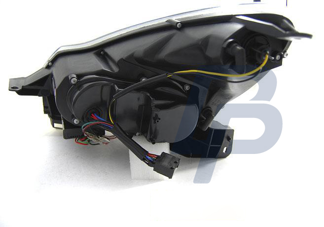 HEADLIGHTS OPEL CORSA D 11-14  DRL BLACK - 3
