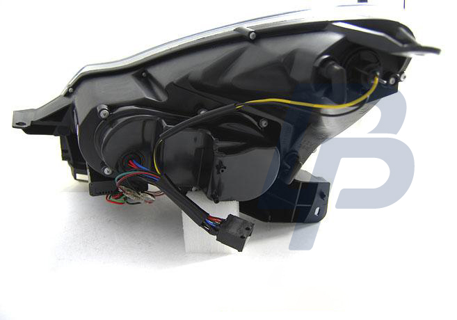 HEADLIGHTS OPEL CORSA D 11-14  DRL CHROME - 4
