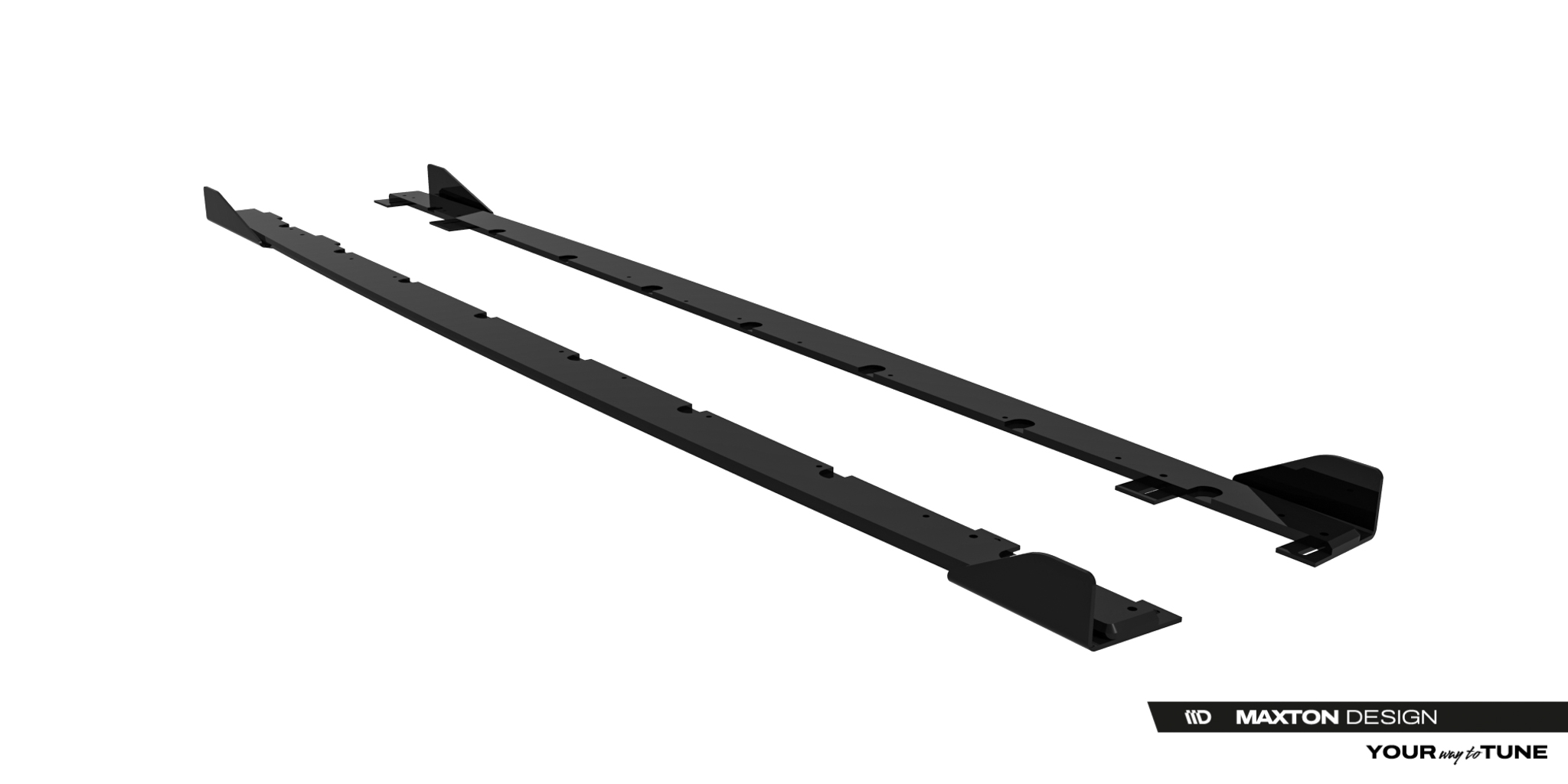 STREET PRO SIDE SKIRTS DIFFUSERS + FLAPS SUITABLE FOR BMW 2 M-PACK / M235I GRAN COUPE F74 – MAXTON DESIGN - 8