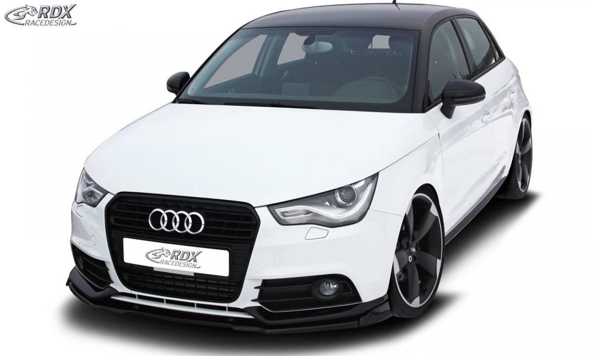 FRONT SPOILER VARIO-X AUDI A1 8X & A1 8XA SPORTBACK (-01/2015, COMPETITION FRONTBUMPER) FRONT LIP SPLITTER - 2