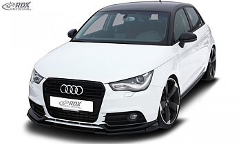 FRONT SPOILER VARIO-X AUDI A1 8X & A1 8XA SPORTBACK (-01/2015, COMPETITION FRONTBUMPER) FRONT LIP SPLITTER