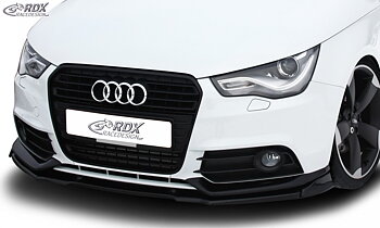 FRONT SPOILER VARIO-X AUDI A1 8X & A1 8XA SPORTBACK (-01/2015, COMPETITION FRONTBUMPER) FRONT LIP SPLITTER