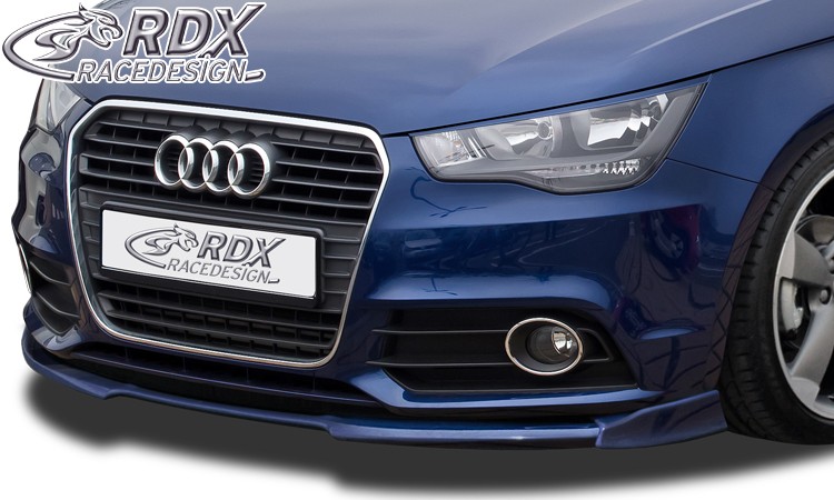 FRONT SPOILER VARIO-X AUDI A1 8X & A1 8XA SPORTBACK (-01/2015, NOT S-LINE) FRONT LIP SPLITTER