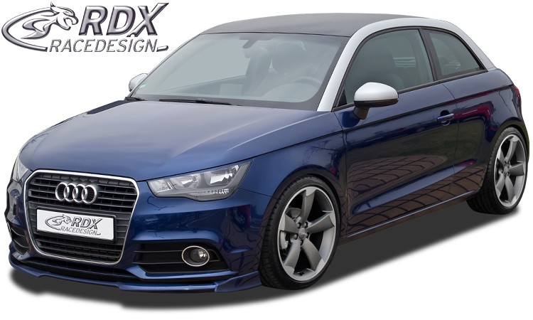 FRONT SPOILER VARIO-X AUDI A1 8X & A1 8XA SPORTBACK (-01/2015, NOT S-LINE) FRONT LIP SPLITTER - 2