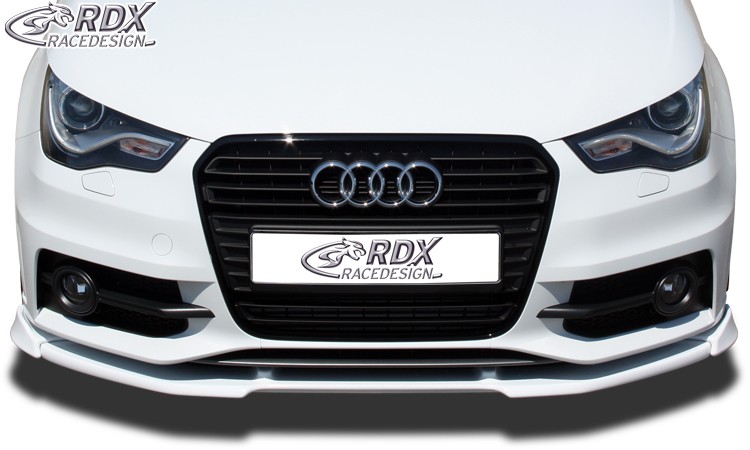 FRONT SPOILER VARIO-X AUDI A1 8X & A1 8XA SPORTBACK (-01/2015, S-LINE FRONTBUMPER) FRONT LIP SPLITTER - 4