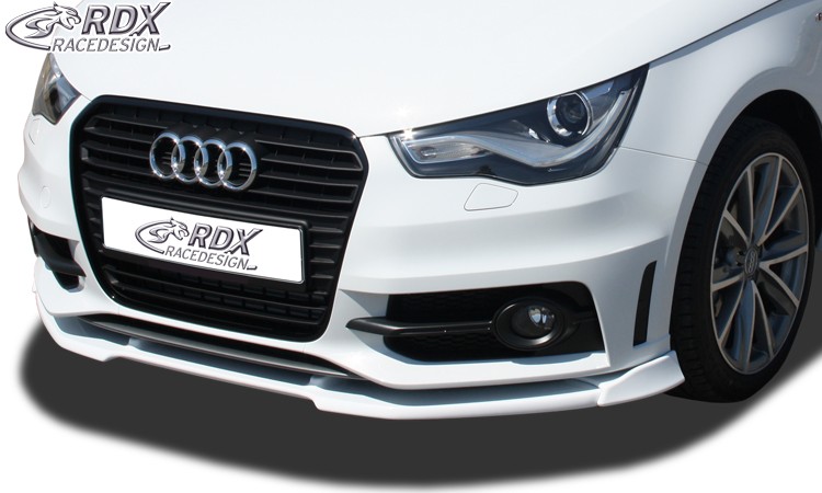 FRONT SPOILER VARIO-X AUDI A1 8X & A1 8XA SPORTBACK (-01/2015, S-LINE FRONTBUMPER) FRONT LIP SPLITTER