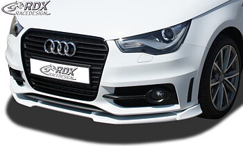 FRONT SPOILER VARIO-X AUDI A1 8X & A1 8XA SPORTBACK (-01/2015, S-LINE FRONTBUMPER) FRONT LIP SPLITTER