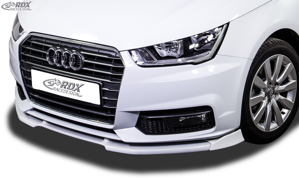 FRONT SPOILER VARIO-X AUDI A1 8X & A1 8XA SPORTBACK (01/2015+, NOT S-LINE) FRONT LIP SPLITTER