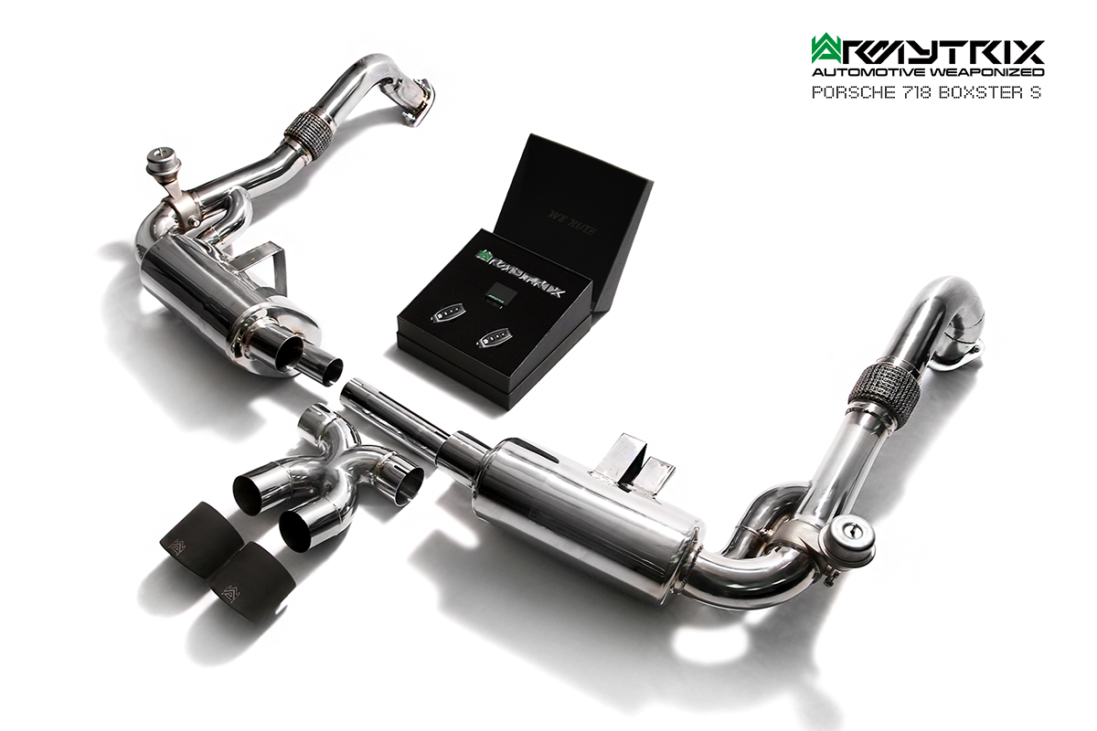 PORSCHE CAYMAN 718 CAYMAN / S (2016-) STAINLESS STEEL CAT-BACK - 2