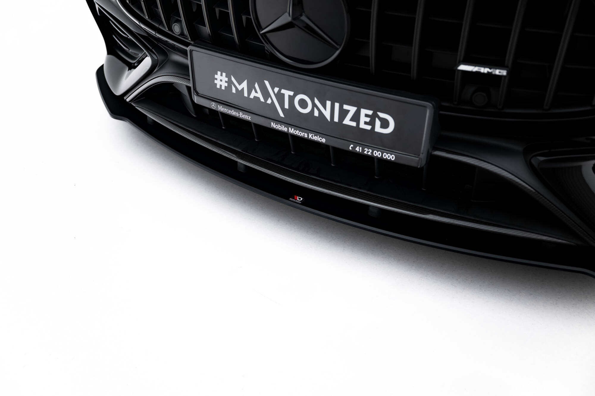 STREET PRO FRONT SPLITTER SUITABLE FOR MERCEDES-AMG CLE 53 C236 – MAXTON DESIGN - 4