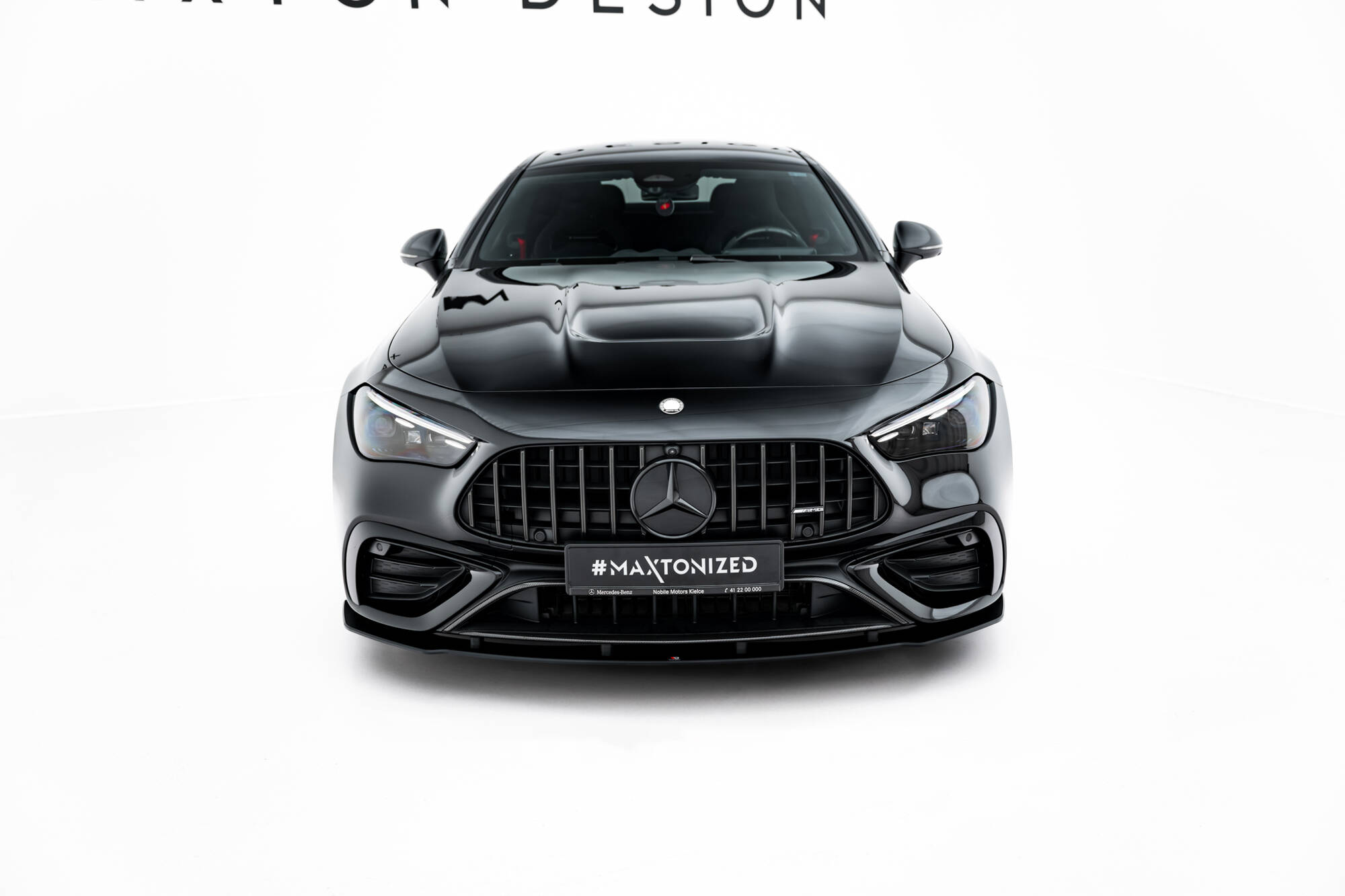 STREET PRO FRONT SPLITTER SUITABLE FOR MERCEDES-AMG CLE 53 C236 – MAXTON DESIGN - 5
