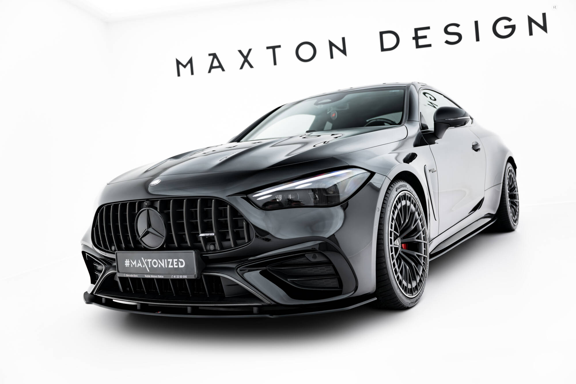 STREET PRO FRONT SPLITTER SUITABLE FOR MERCEDES-AMG CLE 53 C236 – MAXTON DESIGN