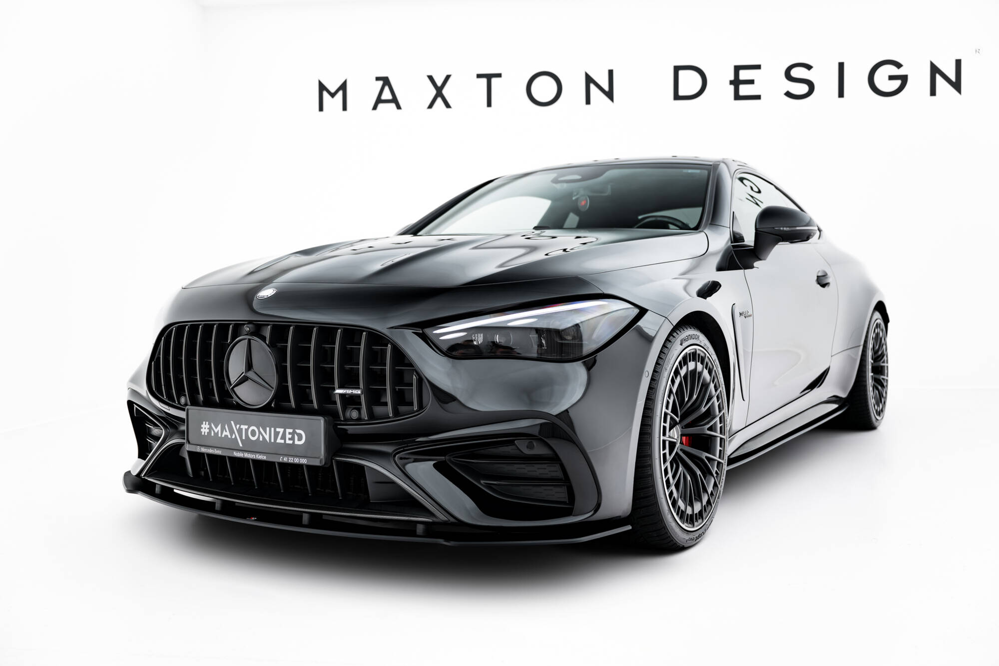 STREET PRO FRONT SPLITTER SUITABLE FOR MERCEDES-AMG CLE 53 C236 – MAXTON DESIGN - 2