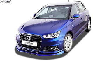 FRONT SPOILER VARIO-X AUDI A1 8X & A1 8XA SPORTBACK S-LINE (01/2015+) FRONT LIP SPLITTER