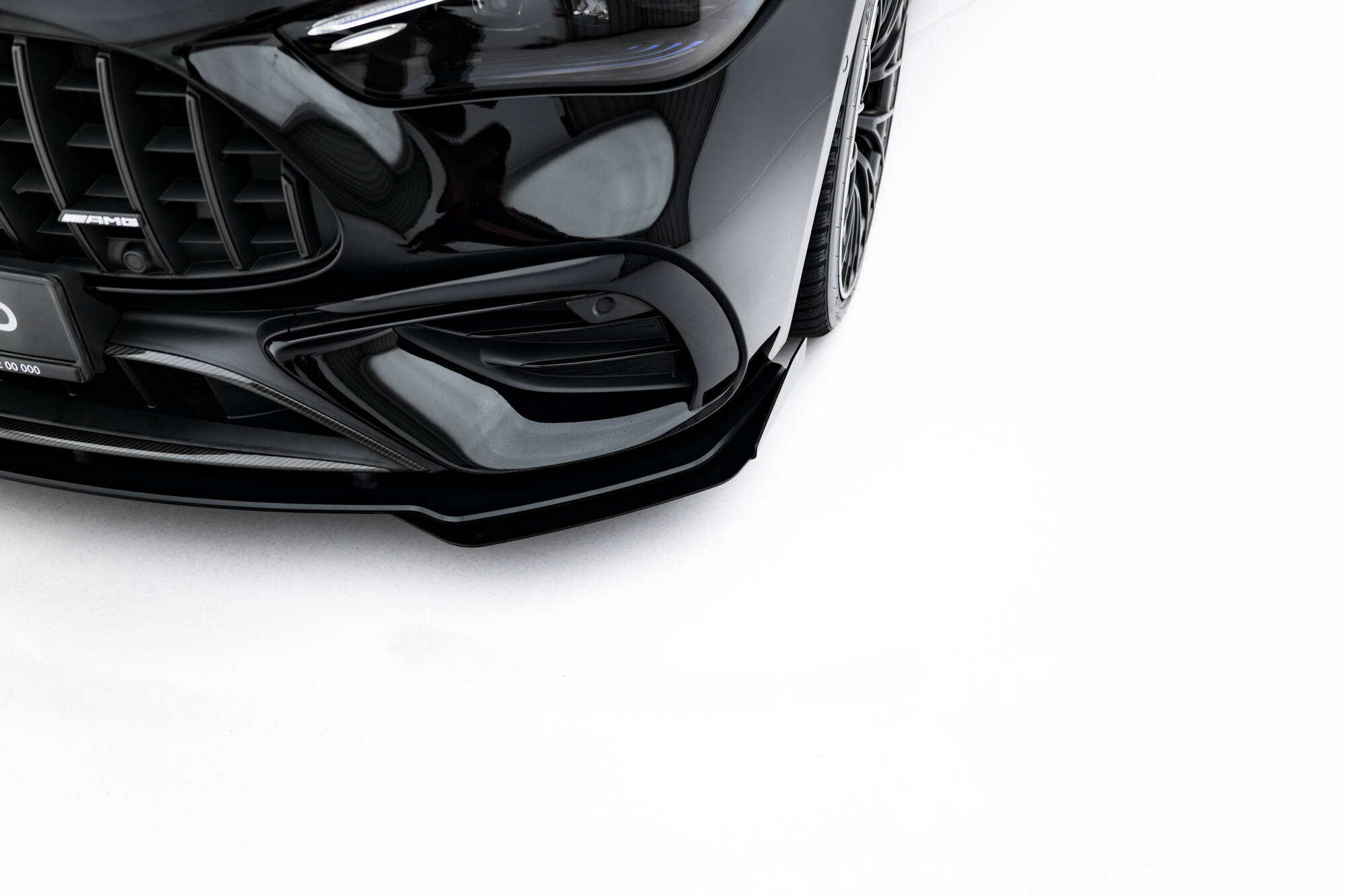 STREET PRO FRONT SPLITTER + FLAPS SUITABLE FOR MERCEDES-AMG CLE 53 C236 – MAXTON DESIGN