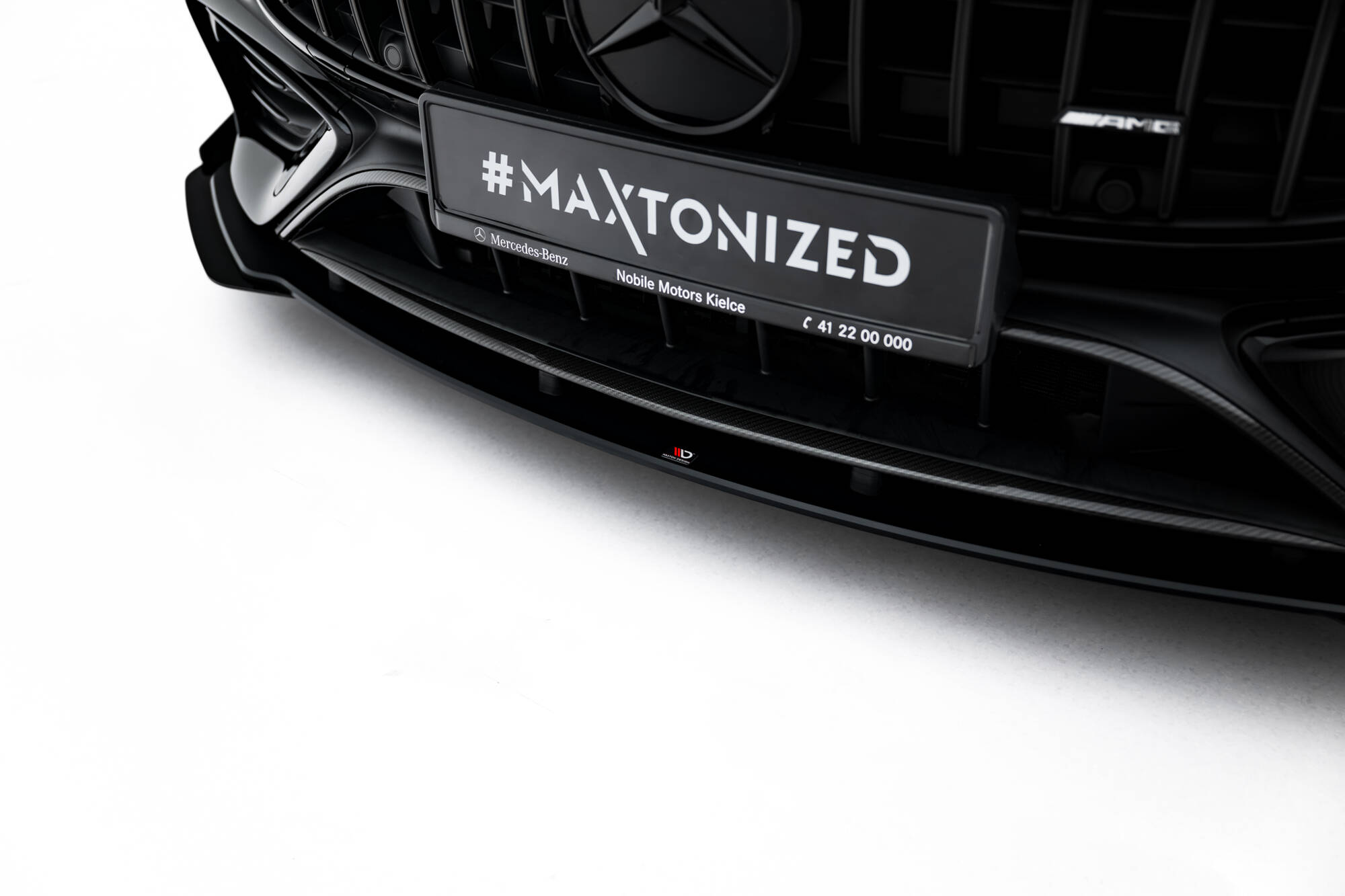 STREET PRO FRONT SPLITTER + FLAPS SUITABLE FOR MERCEDES-AMG CLE 53 C236 – MAXTON DESIGN - 3