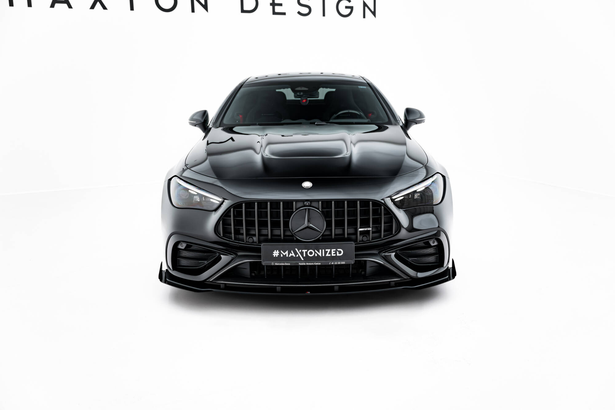 STREET PRO FRONT SPLITTER + FLAPS SUITABLE FOR MERCEDES-AMG CLE 53 C236 – MAXTON DESIGN - 7