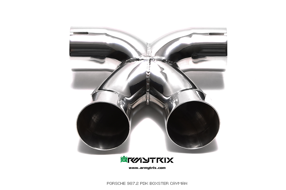 PORSCHE CAYMAN 987.2 PDK CAYMAN / S / R (2009-2012) STAINLESS STEEL CAT-BACK - 3