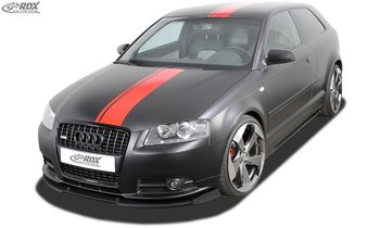 FRONT SPOILER VARIO-X AUDI A3 8P (2006-2008) S-LINE / A3 SPORTBACK -2008 S-LINE FRONT LIP SPLITTER
