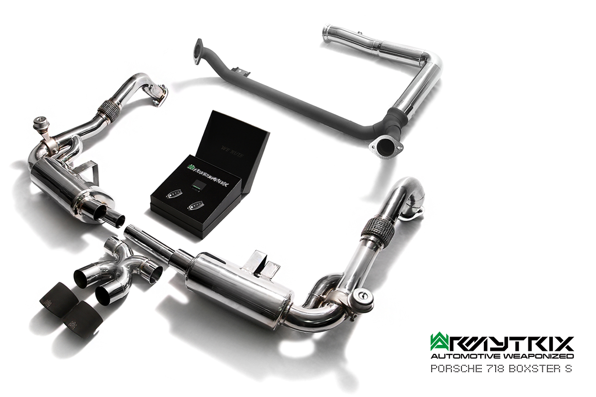 PORSCHE BOXSTER 718 BOXSTER / S (2016-) STAINLESS STEEL CAT-BACK