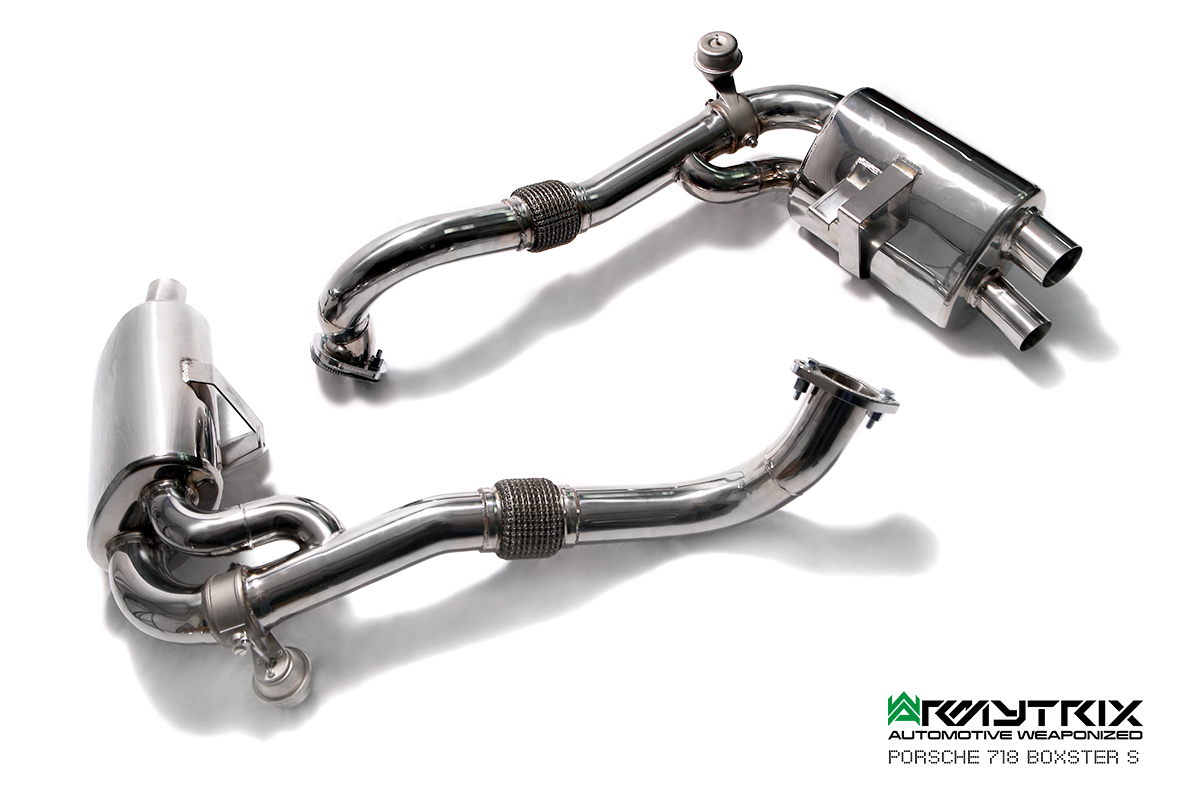 PORSCHE BOXSTER 718 BOXSTER / S (2016-) STAINLESS STEEL CAT-BACK - 6