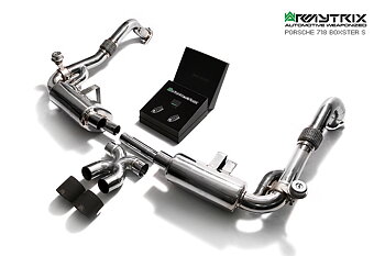 PORSCHE BOXSTER 718 BOXSTER / S (2016-) STAINLESS STEEL CAT-BACK