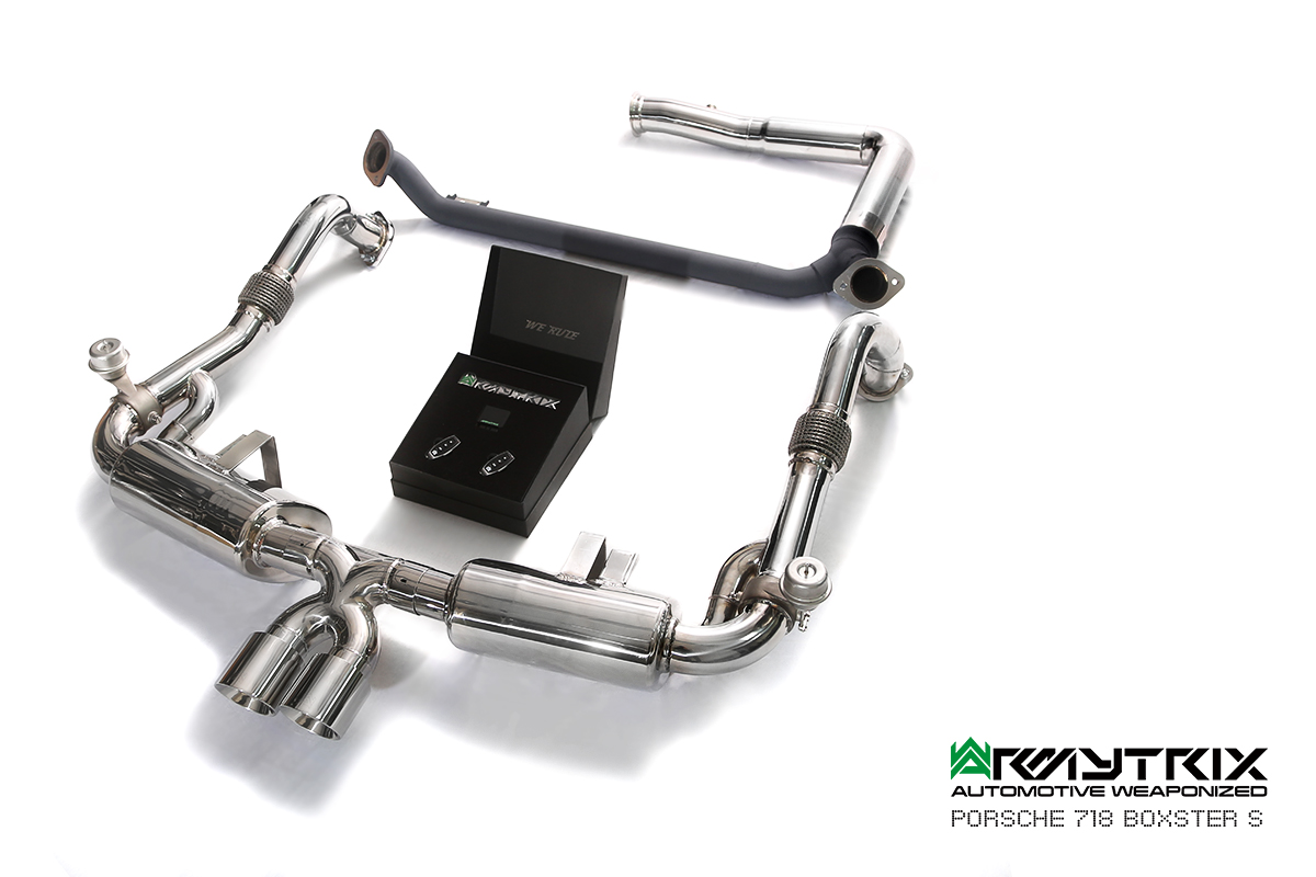 PORSCHE BOXSTER 718 BOXSTER / S (2016-) STAINLESS STEEL CAT-BACK - 23