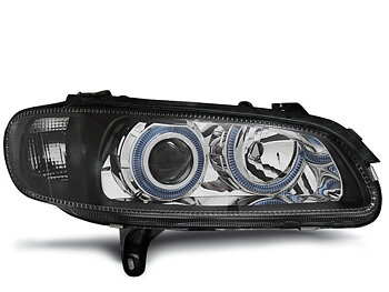 HEADLIGHTS OPEL OMEGA B 04.94-08.99 ANGEL EYES BLACK
