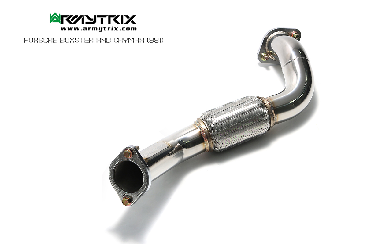 PORSCHE BOXSTER 981 BOXSTER / S / GTS / SPYDER (2012-2016) STAINLESS STEEL CAT-BACK - 38