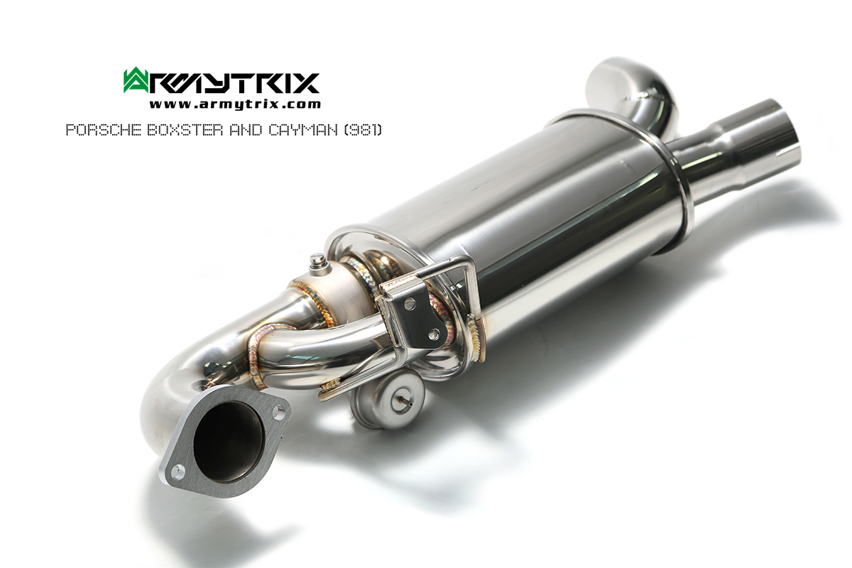 PORSCHE BOXSTER 981 BOXSTER / S / GTS / SPYDER (2012-2016) STAINLESS STEEL CAT-BACK - 10