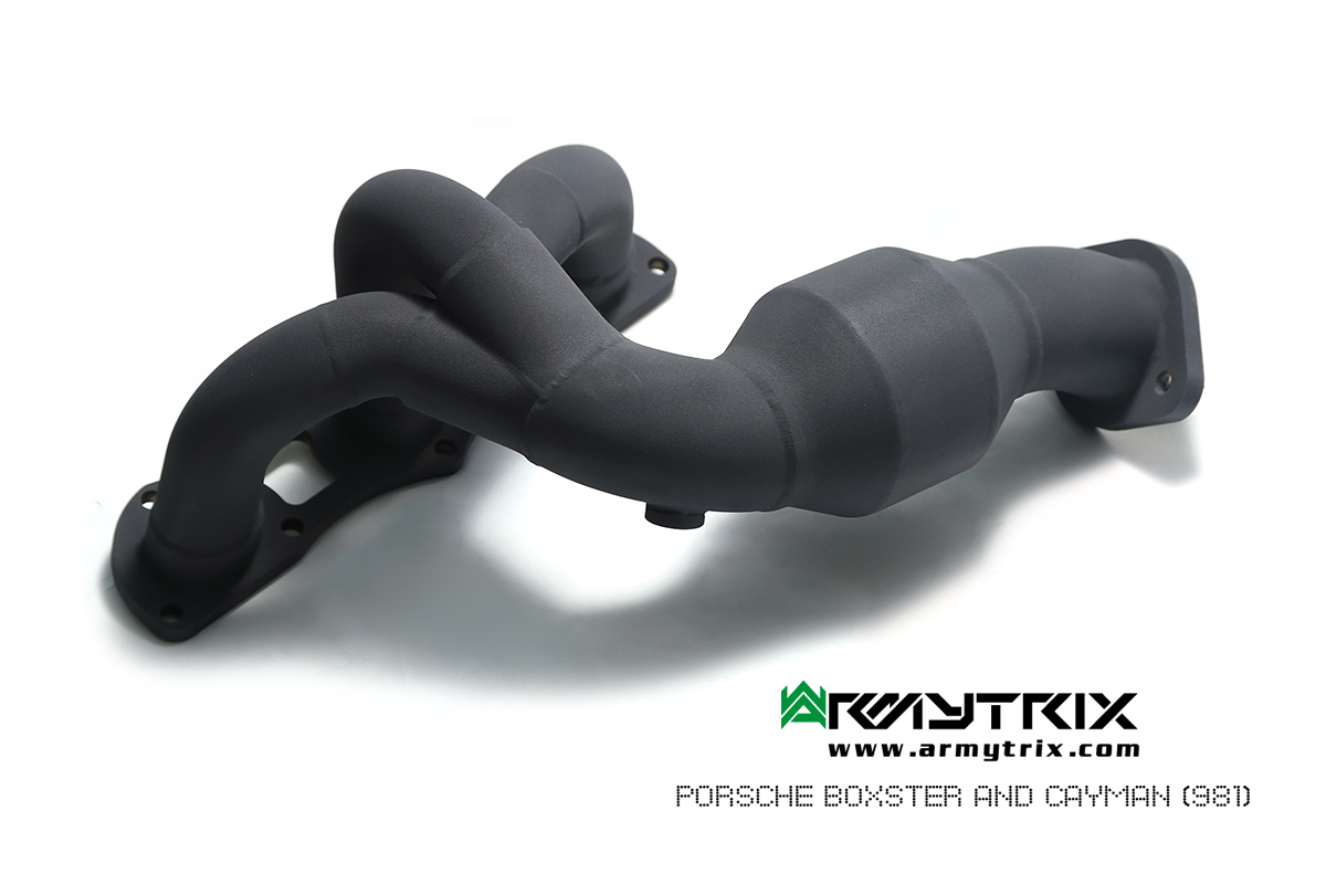 PORSCHE BOXSTER 981 BOXSTER / S / GTS / SPYDER (2012-2016) STAINLESS STEEL CAT-BACK - 53