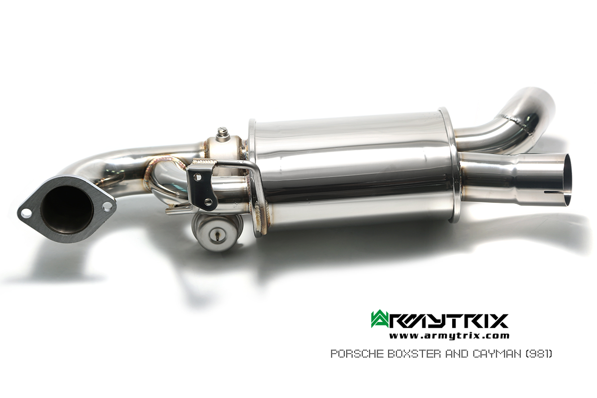 PORSCHE BOXSTER 981 BOXSTER / S / GTS / SPYDER (2012-2016) STAINLESS STEEL CAT-BACK - 43